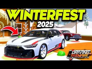 WINTERFEST 2025 EVENT Is Here And It's Amazing! (Driving Empire)