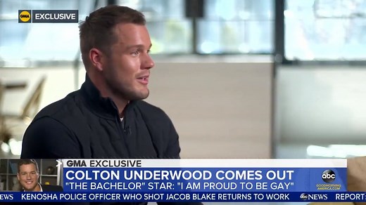 Colton Underwood tells Robin Roberts that coming out as gay has made him closer to God: “I used to pray for Him to change me and ... [now] I can actually have faith and go into church and be present and not have it be conditional on this.” FULL INTERVIEW: gma.abc/2QodGIS | Good Morning America