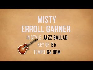 Misty - Erroll Garner - Instrumental Backing Track