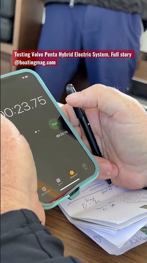 Volvo Penta Hybrid Electric Boat Test aboard Beneteau NC37 #boating #hybridboat