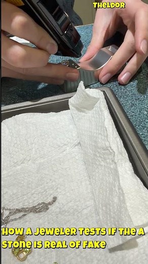Real vs Fake Stones Tested #gemstones #diamonds #shorts