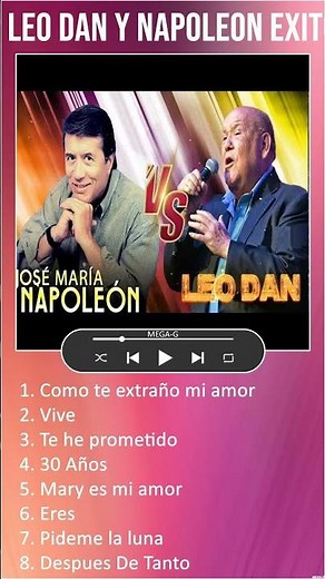 LEO DAN Y NAPOLEON EXITOS SUS MEJORES BALADAS ROMANTICAS (30 SUPER EXITOS INOLVIDABLES DE #shorts