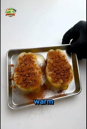 Baked Honey Pears | Warm, Cozy & Healthy! #easynutrition #healthyfood #healthyeating #health