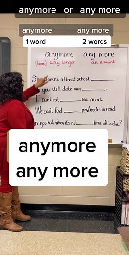 Anymore vs. Any More: Grammar Lesson