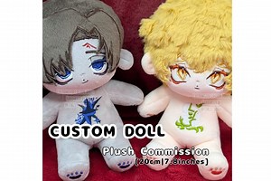Custom 20cm Doll Commission - Etsy