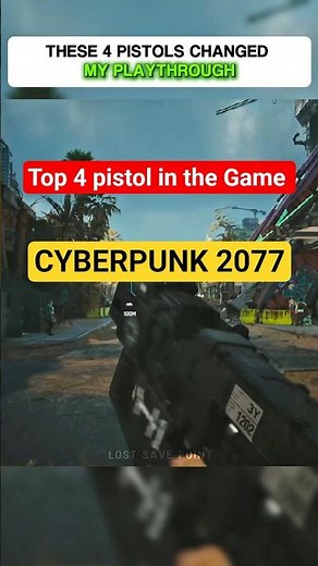 "The Best 4 Pistols You Can Get" #cyberpunk2077 #shorts