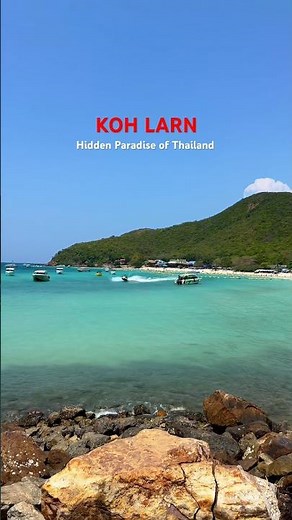 Koh Larn Thailand 🇹🇭 | Hidden Island Paradise Near Pattaya 🌊 #shorts