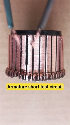 Armature short test circuit #Armatureshorttestcircuit #Armature #short #test #circuit #commutator