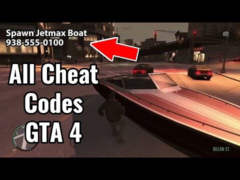 GTA 4 All Cheats For PC