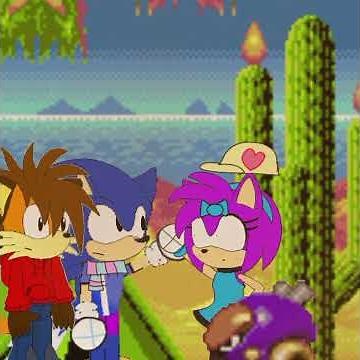 Sonic CD Scrapped rounds:Baneful badland us ost zone slower music