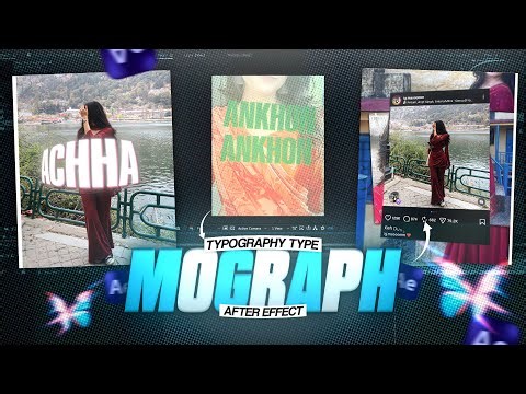 Monograph Typography Edit in After Effects (Part 2 Advanced Tutorial 2026)
