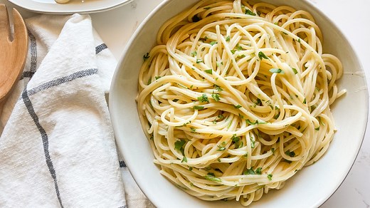 Creamy Garlic Butter Noodles Recipe - Tasting Table