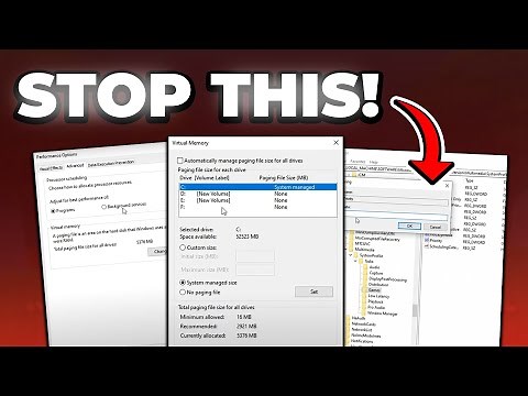 5 BIGGEST PC Optimization Mistakes RUINING Your FPS