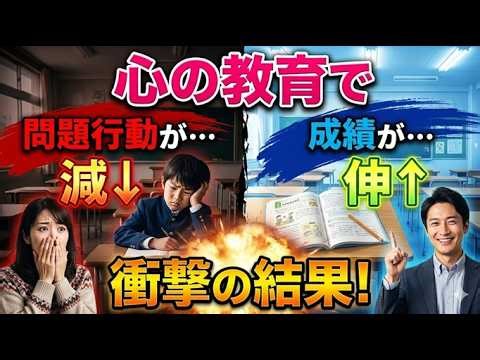 「心の教育」で、問題行動が減り、成績が伸びる【社会情動的学習】