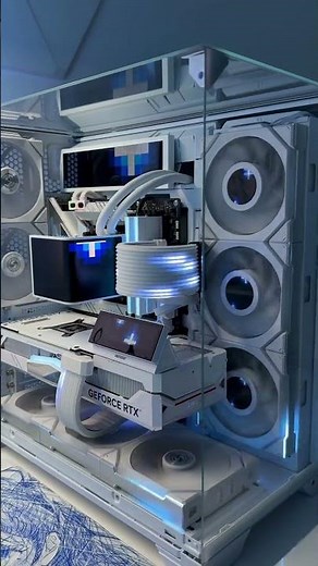 The Coolest PC Case You’ll Ever See | ARCTIC Xtender VG White Build