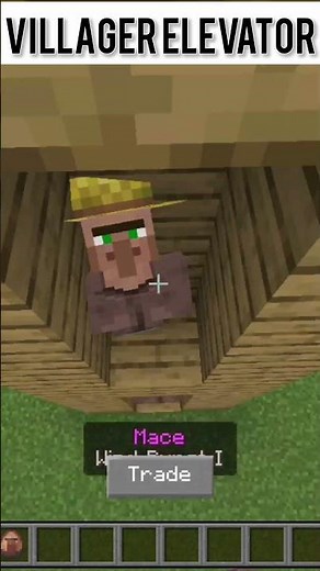 How to make Villager Elevator in minecraft✅️