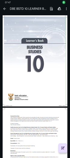 Comprehensive Grade 10 Business Studies Guide