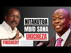 UNITED OPPOSITION SPLITS! GACHAGUA sends tough warning to KALONZO MUSYOKA