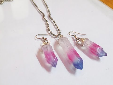 HOW TO MAKE CRYSTAL JEWELRY WITH HOT GLUE