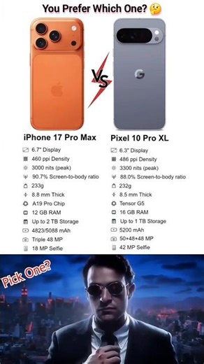 iPhone 17 Pro Max vs Pixel 10 Pro XL 😱 | Camera, Display & Power Comparison!