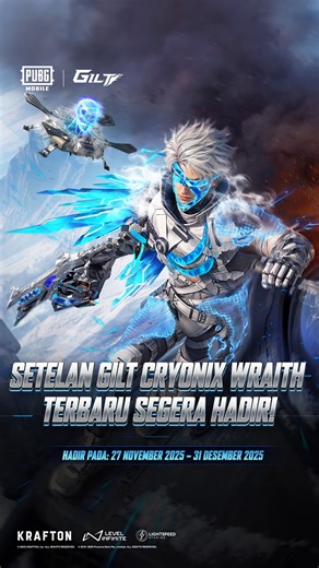 ❄️ Cryonix Wraith Set terbaru bakal hadir! 🔥 Punya Removable Battle Cloak, efek Optical Camouflage, dan dipasangin sama Advanced Upgradable Vector eksklusif! 🔫✨ Kabar baik lainnya! Foxy Flare Set balik lagi! 🔥🦊❄️ Siap-siap buat pesta “ice & fire” yang super epic! Periode Event: 27/11/2025 – 31/12/2025 Jangan lupa nonton 2025 PMGC dan dukung tim favorit lo! 🏆🔥 #PUBGMGILTSETA410 #PUBGMSETS410 #PUBGMOBILE #PUBGMSETS #PUBGM410 #PUBGMOBILEINDONESIA #PUBGMainSalju #PUBGMEVENT #PUBGMMONETIZE | PU