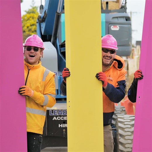 23K views · 315 reactions | Who says a tunnel emergency access building has to be boring? Check out the dash of colour we’ve brought to South Yarra with our playful architectural design. | Metro Tunnel | Facebook
