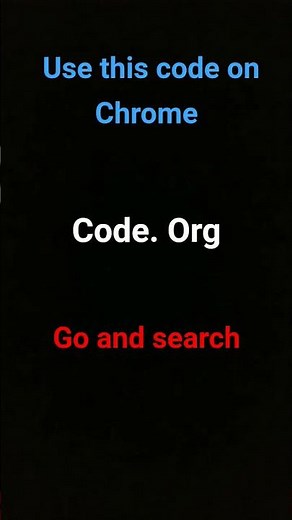 code.org go and use on the chrome