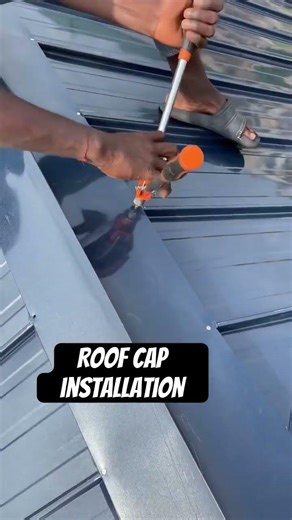 Roof cap installation
