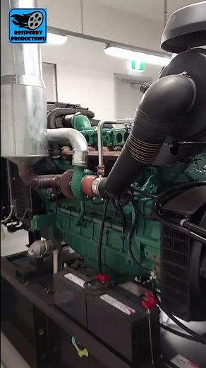 Volvo Penta D7 Diesel Engine 1st Test On Load #machine