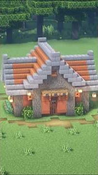 Minecraft Acacia Wooden House