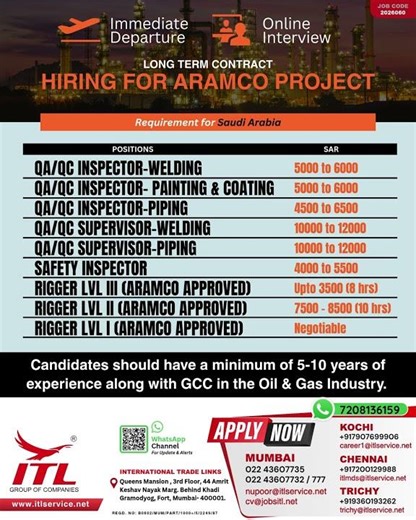 JOB OPENING – 🇸🇦 #SaudiArabia