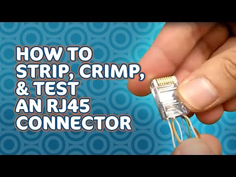 How to Strip, Crimp and Test a RJ45