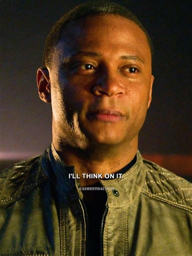 Diggle and Oliver bid each other farewell.