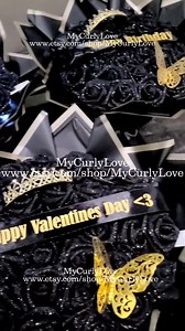 Black Glitter Roses Bouquet: Eternal Foam Roses, Birthday Gift - Etsy