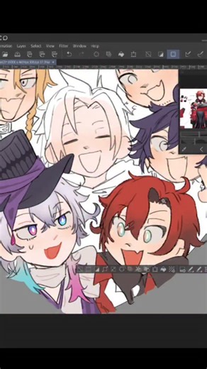 inchells on Instagram: "Need to remember to give more updates here! Ill try and post some new stuff ive been drawing! For now, giving the Holostars EN boys some love 🫶🌟"