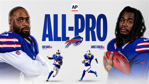 Bills running backs James Cook III and Ray Davis make NFL All-Pro Teams