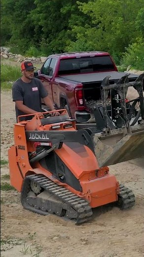 Scag Jackal Testing a Grapple Bucket