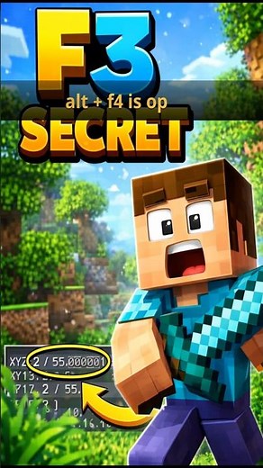Minecraft F3 Shortcuts You DON’T Know 😱 #shorts #minecraft