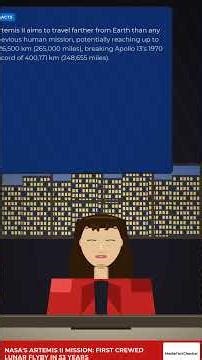 NASA's Artemis II mission: first crewed lunar flyby in 53 years | Media Fact Checker #Shorts