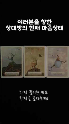 [타로] 여러분을 향한 상대방의 현재 마음상태 #썸 #tarot #연애 #속마음 #썸붕 #재회 #악녀타로