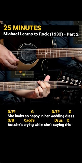 25 Minutes - Michael Learns to Rock (1993) Easy Guitar Chords Tutorial with Lyrics Part 2 SHORTS REELS 🎸🎸🎸 #DocOTEPStudio #DocOtepGuitarTutorial | Doc OTEP Studio