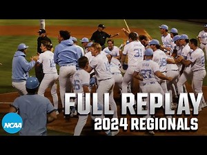North Carolina vs. Long Island - 2024 NCAA baseball regionals | FULL REPLAY