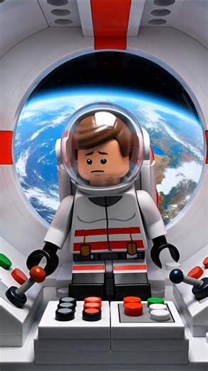 He Jumped From Space… And Survived | Lego Animation