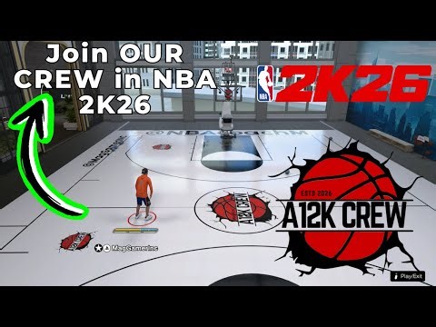 JOIN OUR CREW in NBA2K26 - TRYOUTS & GIVEAWAYS
