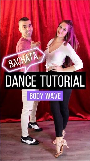 Beginners Body Wave in Bachata with a partner - Dance Tutorial #bachata #bodywave #bachatadancing