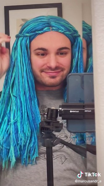 DIY Yarn Wig Styling Tutorial