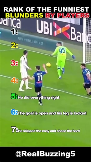 RANKING THE WORST BLUNDERS IN FOOTBALL #funny #football #epic