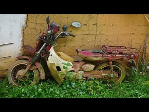 Full Restoration a abandoned Yamaha Townmate T90 Motorcycle