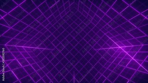 Retro futuristic background design. 80s style seamlessly looping animation.