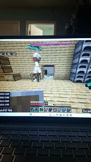 One block with da frends!!! #idk #minecraft #oneblock